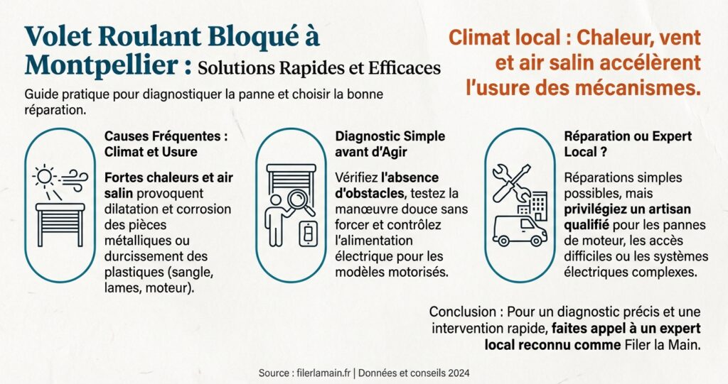 volet bloqué